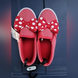 DISNEY Minnie mouse shoes size 4/5y or 13/1y